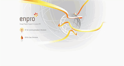 Desktop Screenshot of enpro.com.sa